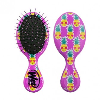 Wet Brush Happy Hair Mini Detangler Brush - Smiley Pineapple