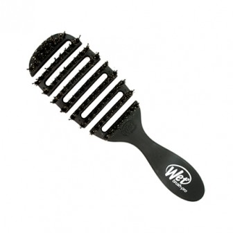 Wet Brush Pro Flex Dry Shine Enhancer Hair Brush - Black