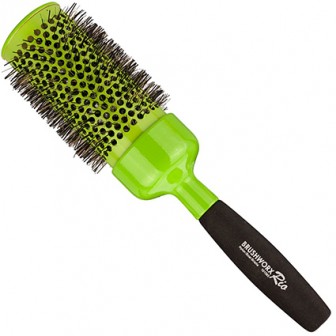 Brushworx Rio Green Ceramic Hot Tube Hair Brush - Jumbo 52mm