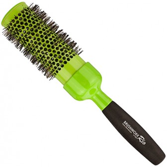 Brushworx Rio Green Ceramic Hot Tube Hair Brush - Extra Large 43mm