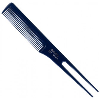 Dateline Professional Blue Celcon 201 Plastic Teasing Comb - 20cm