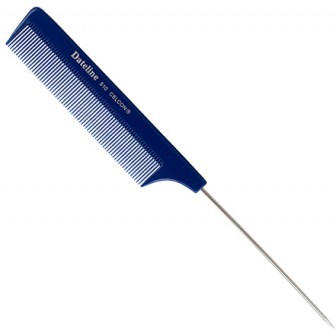 Dateline Professional Blue Celcon 510 Metal Tail Comb - 20cm