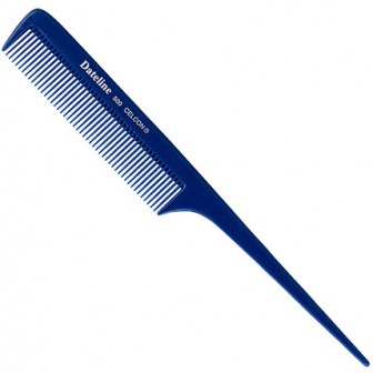 Dateline Professional Blue Celcon 500 Regular Plastic Tail Comb - 20cm