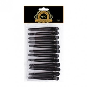 Premium Pin Company 999 Nylon/ Aluminium Sectioning Clips Black 12pk