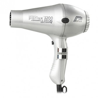 Parlux 3200 Ionic and Ceramic Compact Hair Dryer - Silver