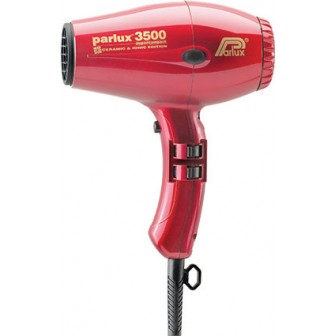 Parlux 3500 Super Compact Ceramic & Ionic Hair Dryer - Red
