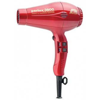 Parlux 3800 Ionic and Ceramic Hair Dryer - Red