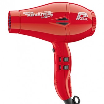 Parlux Advance Light Ceramic and Ionic Hair Dryer - Red