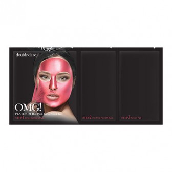 OMG! Platinum Hot Pink 3In1 Facial Mask