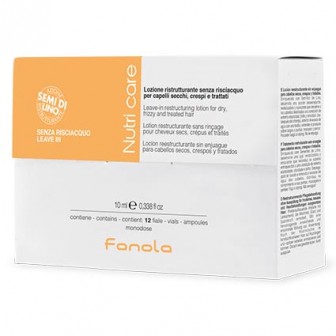 Fanola Nourishing Leave In Restructuring Lotion for Dry, Frizzy & Treated Hair 12pc x 10ml