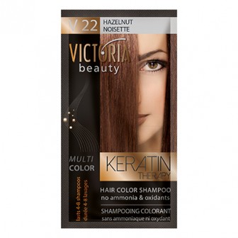 Victoria Beauty V22 Hazelnut Shampoo 6pc x 40ml