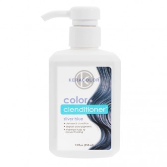 Keracolor Color + Clenditioner Colour Shampoo Silver Blue 355ml