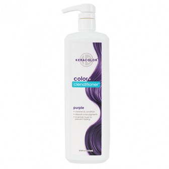 Keracolor Color + Clenditioner Colour Shampoo Purple 1L